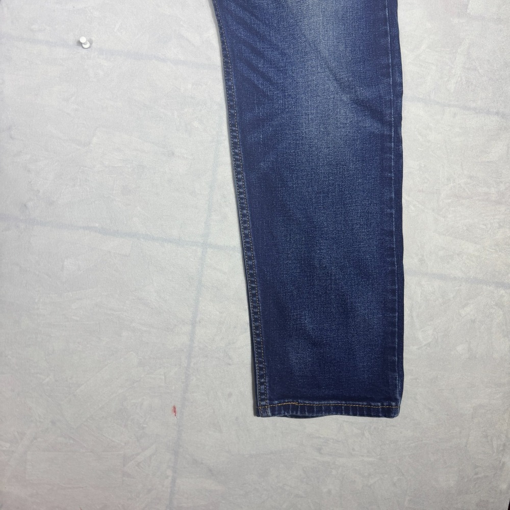 Levi's 512 Mens Tapered Leg Jeans Blue Denim Five Pockets Slim Fit‎ Size W38 L30 - Picture 12 of 16